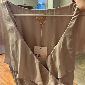 ShowMeYourMumu Jess Ruffle Midi Dress